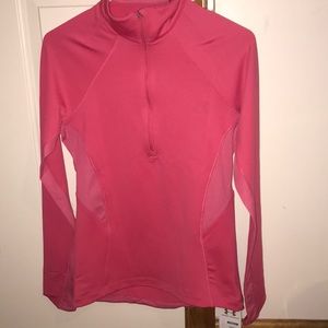 Under Armour pink half zip BNWT